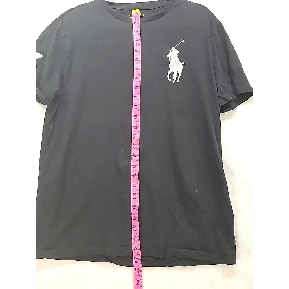 Polo Ralph Lauren Embroidered Big Pony Number 3 T Shirt With‎ Issues please read